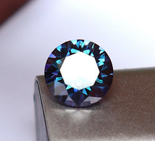 1.70 CT Natural Round Cut Royal Blue Diamond VVS1 D Grade Certified Loose Gems picture