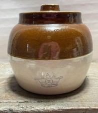 Robinson Ransbottom Pottery Vintage Crock #2 Quart Bean Pot 1 handle Jug picture