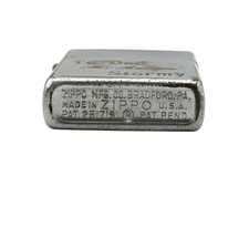 1953-1954 Zippo To Dad Mi Amigo Stormy Engraved Chrome Lighter Regular Vintage picture