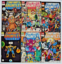 INFINITY GAUNTLET (1991) 6 ISSUE COMPLETE SET #1-6 MARVEL COMICS picture
