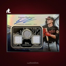 2024 Topps Sterling - Gunnar Henderson [Silver] Patch / Auto /10 - First Print picture
