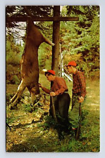 Deer Hunters Greetings from Snow Shoe Pennsylvania PA Chrome Postcard picture
