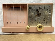 Vintage 1950s Philco Model F-752 AM “PINK” Clock Radio - Working picture