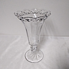 Vintage 1943 - Early 1950s Imperial Glass Crocheted Crystal Clear 8