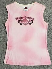 Vintage Women Harley-Davidson Harley Texas Pink  T-Shirt Size Small picture