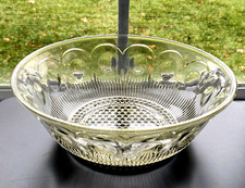 Antique U.S. Glass Manhattan Crystal Glass Serving 8.5