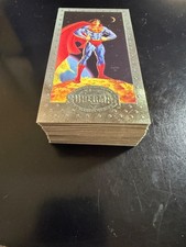 1994 SkyBox Superman Man Of Steel Platinum Series 90 Card set picture
