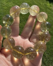 Rare 19.6mm Libyan Desert Glass Bracelet 105g picture