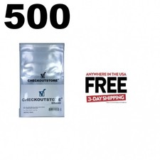 500 COS Crystal Clear Current Age Thick Comic Book Bags Sealable Flap **1-3 DAY picture