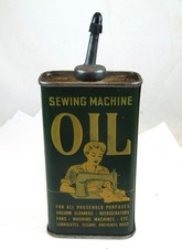 Vintage Splendid Sewing Machine Handy Oiler Oil Can - Empty picture