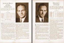 1933 Riggs Stephenson & Lefty Stewart 1930s Vintage Baseball Photo Page 8x10 picture