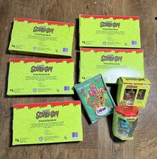 2001 GEMMY CARTOON NETWORK SCOOBY DOO LOT 5 Boxes ornaments Christmas cards picture