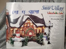 Department 56 Snow Village Christmas Lane The Snowman House #5655390 picture