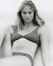 1970s Cybill Shepherd Vintage Retro Bikini Matte Photo Reprint 8x10 Black & Wht picture