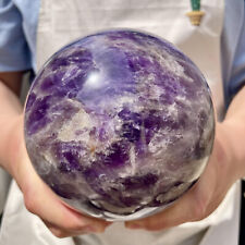 Natural Dream Amethyst Quartz Sphere Crystal Reiki Healing 2480g picture