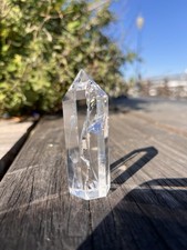 36g RARE Clear Quartz White Crystal Obelisk Tower Healing Reiki Meditation super picture