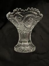 Antique EAPG Clear Pressed Glass Punch Bowl Stand/vase  IVERNA-Ripley ca. 1911, picture