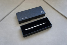 NIB Genuine Mercedes-Benz Financial Services Silver Ballpoint Roller Ball Pen picture