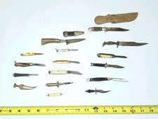 Dagger Knife Miniature Custom Made Sharp Blade Collection 16 Knives picture