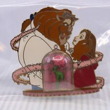 Disney Auctions DA LE 500 Pin Beauty and the Beast Belle With Rose Dome picture
