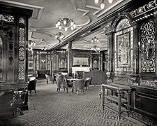 RMS Titanic 8X10 Photo Picture Image White Star Line interior smoking room #53 picture