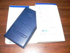 Vintage OEM 1990 Ford Escort Owner Guide Manual with Booklets & Folder picture