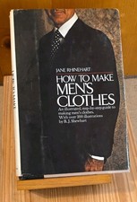Jane Rhinehart How to Make Men's Clothes 1975 1st Ed Hardcover Vintage Original picture