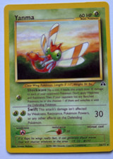 Vintage Pokémon Yanma 36/75 Neo Discovery 2001 Non Holo Rare NM / LP picture