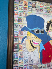 One Piece Framed Large Card/Painting - Monkey D. Luffy, Portgas D. Ace, Sabo picture