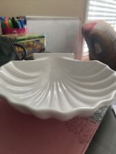Scallop Ceramic Sea Shell Trinket Dish picture