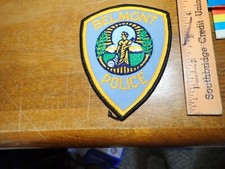 BELMONT Massachusetts POLICE collectible obsolete shoulder  PATCH BX 11#26 picture