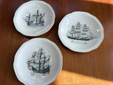 3 RORSTRAND Sverige (Sweden) collectible porcelain plates years 1400, 1600, 1800 picture