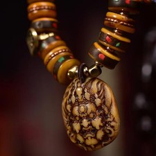 New Tibetan Bead Bracelet Unisex Style Tibetan Style Dzi Bead Handicraft picture