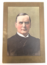 1896 William Mckinley Color Portrait Art Supplement Philadelphia Inquirer picture