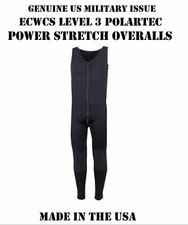 Lot of (5) New L Reg USGI Military Polartec ECWCS L3 Stretch Fleece Bibs Overall picture