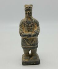 Terracotta Clay Pottery Chinese Warrior Soldier Figurine 3.5