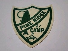 1950s Vintage Pine Ridge YMCA  Camp Lisbon East Liverpool Ohio Felt Patch  picture