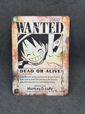 Monkey.D.Luffy Wanted Poster Card (118) (SP) OP13-118 Carrying On His Will Foil picture