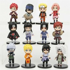 12 Pcs/Set Anime Naruto Kakashi Gaara PVC Action Figure Collectible Toy Gifts  picture