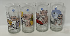 ET The Extra Terrestrial A Lot of 4 Glasses Pizza Hut Collectors Series 1982 VG+ picture