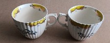 Two 2 Anthropologie Lou Rota Nature Table Bee Porcelain Tea Cups  picture