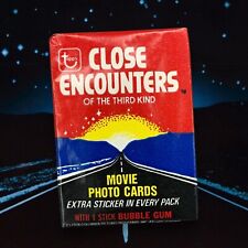 Close Encounters of the Third Kind  1979 Unopened TOPPS Trading Cards, 2 PACKS picture