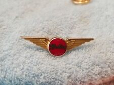 Vintage Delta Airlines 10k Gold Lapel Pin Red Logo picture