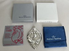1988 Wallace Sterling GRANDE BAROQUE 12 DAYS OF CHRISTMAS PARTRIDGE Ornament 1ST picture