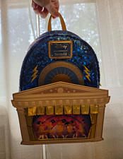 London Exclusive Loungefly Disney Bag from Hercules The Musical NWT Blue Sequins picture