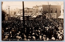 K69/ Loudonville Ohio RPPC Postcard c1910 Main State Fair Governor Harmon 46 picture