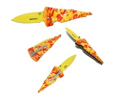 7.5” Margherita Pineapple Hawaiian Pizza 3-D Printed Graphic Spring Assisted picture