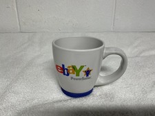 Vintage eBay PowerSeller 14 oz Coffee Mug Logo Power Seller Cup With Rubber Base picture