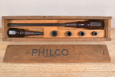 Rare Vtg 1940's -50's PHILCO Tube Radio or TV Service Tool Kit Nut Driver Set picture