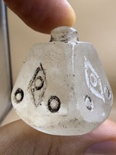 Very Old Ancient Carved Roman Quartz Stone Chess Playing Piece picture